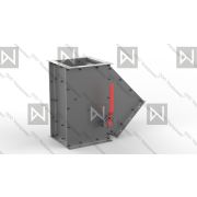 Клапан односторонний ручной. КОР-350/45, цинк