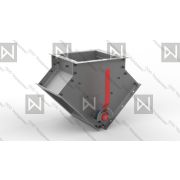 Клапан двухсторонний ручной. КДР-300/45, цинк