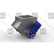 Клапан двухсторонний с электроприводом КДЭ-350/45, цинк, NMRV/0,25кВт