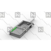 Задвижка пневматическая ЗП-250х250, цинк