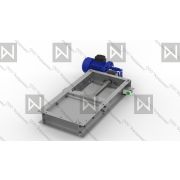 Задвижка винтовая ЗВ-250х250(Э), черн., NMRV/0,25кВт