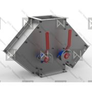 Клапан трехсторонний ручной. КТР-250/45, цинк