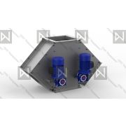 Клапан трехсторонний с электроприводом КТЭ-350/45, черн., NMRV/0,25кВт